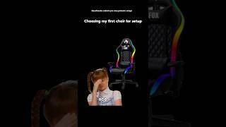 Whats your first chair setup  pc pcgaming gamingpc setup fyp [upl. by Myrtia]