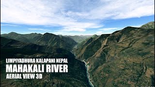 Mahakali River Kalapani Limpiyadhura Nepal 3D [upl. by Nnailuj363]