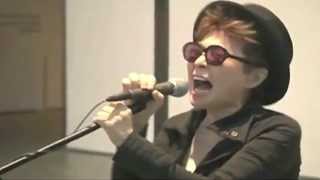 YOKO ONO SINGS ADELES SOMEONE LIKE YOU  KARAOKE NIGHT [upl. by Guttery132]