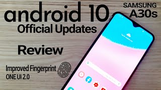 Samsung A30s Android 10 Official Updates  Review New Features [upl. by Dedric]