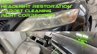 Satisfying Toyota Camry Transformation  Cerakote Restoration  Paint Correction  Epic Extractions [upl. by Schertz]