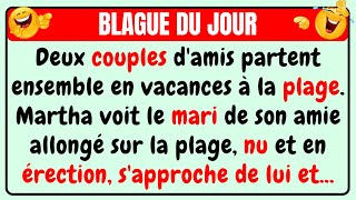 🤣 BLAGUE DU JOUR   Ton mari est allongé làbas avec une érection⎪Vidéos drôles tous les jours [upl. by Valley]