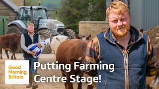 Clarksons Farms Kaleb Cooper Farming On Tour Britain According To Kaleb  Good Morning Britain [upl. by Dill77]