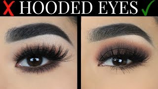 EASY smokey eye for HOODED eyes [upl. by Ahsiret]