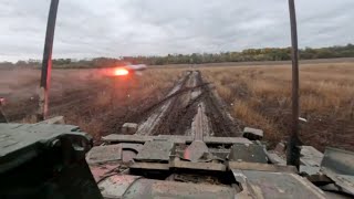 Ukrainian Bradley IFV and Abram’s tank destroy a Russian Stronghold in the Kursk region [upl. by Eniagrom286]