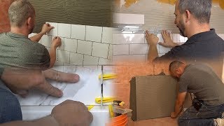 4 Types of DIY Bathroom Wall Tile Installations You Will LOVE [upl. by Barncard]