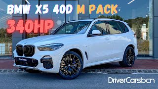 BMW X5 40d M Packet 340hp  Walkaround amp Exhaust sound [upl. by Ennahgem]