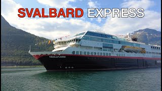 HURTIGRUTEN SVALBARD EXPRESS  Bergen to Longyearbyen  An incredible Arctic Voyage [upl. by Dirfliw]