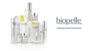 Biopelle Tensage Growth Factor Skincare [upl. by Nilorac246]