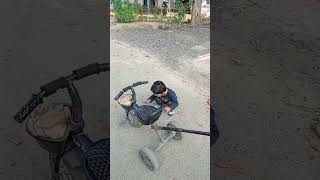 Cycle chalane ka pagalpan 😱😱🥱🥱😂😂👍👍 bugxbottle kidsfunnyshortvideo ytshorts [upl. by Marfe]