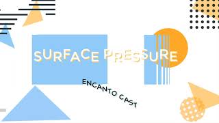 Surface Pressure  Karaoke  Encanto Cast [upl. by Aenad508]