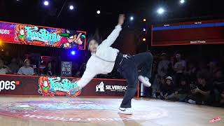 Alessandrina Vs RikoBGirl Semifinals Freestyle Session World Finals 2024Snipes Pro Breaking Tour [upl. by Donahue]