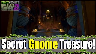 Plants vs Zombies GW2 Secret Room 11 Treasure Chests 600000 Coins amp More Gnome Puzzle Room [upl. by Ahtiekahs75]