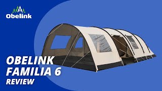 Obelink Familia 6 Review  Sterke familietent  Obelink [upl. by Kahler]