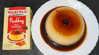 Caramel Pudding  Weikfield Caramel Pudding Mix  Quick amp Easy Caramel Pudding Recipe By Aarti [upl. by Melgar]