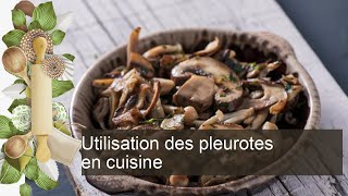 Utilisation des pleurotes en cuisine [upl. by Gilead633]