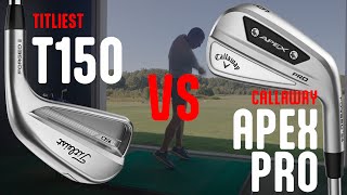 Titleist T150 vs Callaway Apex Pro  WGC Fits [upl. by Reta]