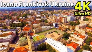 IvanoFrankivsk Ukraine in 4K UHD [upl. by Odrick]