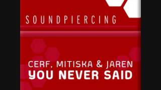 Cerf Mitiska amp Jaren  You Never Said SPC030 [upl. by Eardnoed]