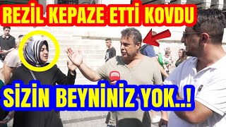 CAHİL BİR KİTLE BUNLAR BEYİN YOK SENDE BÜYÜK DERS VERDİ SOKAKTAN KOVDU [upl. by Cally91]