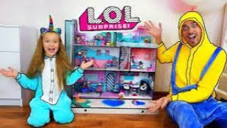 Unboxing lol doll  LOLSurprise  LOLcringe LikeNastyaShow  myfirstvlog [upl. by Dreddy]