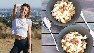 WHAT I EAT IN A DAY IN LA  MY NEW HEALTHY BREAKFAST OBSESSION [upl. by Duomham]