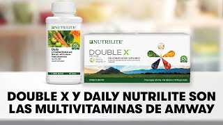 Double X™ y Daily Nutrilite™  Multivitaminas  Amway Español [upl. by Hsatan]