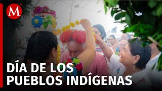 Huejutla celebra el Día Internacional de los Pueblos Indígenas [upl. by Ahtebat]