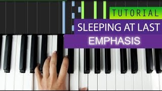 Sleeping At Last  Emphasis Piano Tutorial  MIDI Download [upl. by Rotkiv]