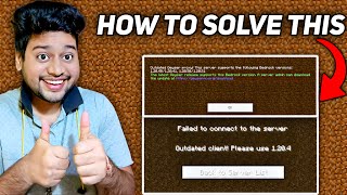 How To Solve Outdated Client Problem in Minecraft  How To Fix Outdated Server Proxy Minecraft [upl. by Nylaehs]