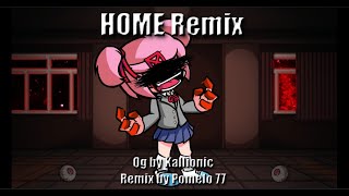 FNF  HOME Remix  DDTO Bad Ending [upl. by Enirual]