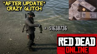 AFTER UPDATE CRAZY MONEY GLITCH  RDR2 ONLINE  RED DEAD ONLINE [upl. by Penthea873]