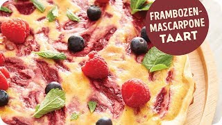 Frambozentaart met mascarpone [upl. by Alak625]