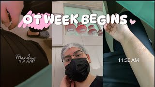 Day 12  365 of house job  OT week  caesarean section amp hysterectomy  vlog 86  doctor galore [upl. by Ekram]