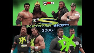 WWE 2K19 SUMMERSLAM 2006 HIGHLIGHTS HD [upl. by Einram416]