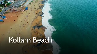 Kollam Beach  Strides of Development  Kerala Tourism [upl. by Rumilly]