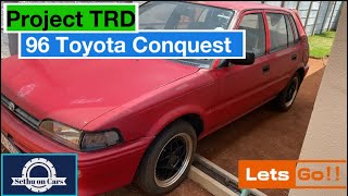 Project TRD Part 1  Toyota Conquest  Restoration  Maintenance  Dashboard  First drive [upl. by Norm106]