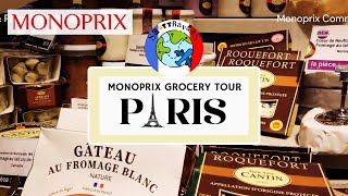 🛒 PARIS  MONOPRIX Grocery Tour Lets Go Shopping monoprix supermarket grocery france paris [upl. by Tani]