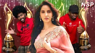 Dancing Queen NORA FATEHI glamorous Performance  Vanitha Film Awards 2020 REACTION [upl. by Liman985]