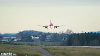 20112021 Sandefjord Torp Airport TRF  Landing Wizzair [upl. by Hillary745]