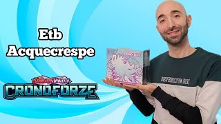 Apro il set allenatore fuoriclasse di Acquecrespe  Cronoforze  Carte Pokemon [upl. by Keeryt34]