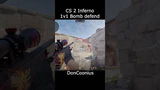 CS 2 Inferno 1v1 Bomb defend  cs2 inferno doncoonius [upl. by Anihcak]