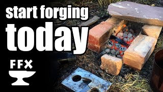 Start forging TODAY in your own backyard  no special tools required [upl. by Attennhoj]