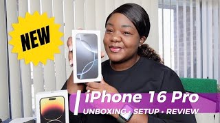 iPhone 16 Pro White Titanium 512gb Unboxing • Setup • Review [upl. by Devinne]