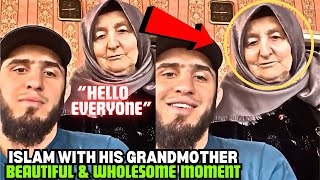 Islam Makhachev Shares An Wholesome Moment With His Grandmother VIDEO [upl. by Aber475]