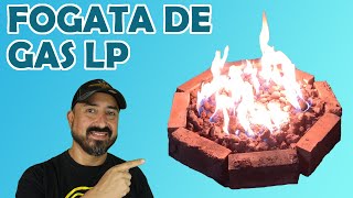 Como hacer una FOGATA de GAS LP [upl. by Chabot]