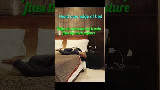 One stretch to overcome neck pain  Fixing neck posture in bed yogaforneck neckposture yoga [upl. by Nas]