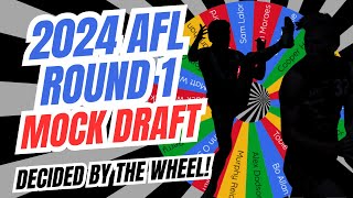 AFL 2024 Round 1 Mock Draft  With a twist [upl. by Kendricks]