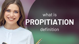 Propitiation • what is PROPITIATION definition [upl. by Reynolds]