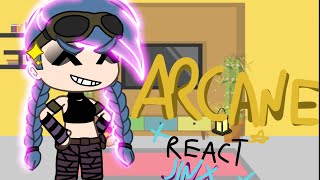 Arcane react Jinx parte 1￼✨💜🩵💙 [upl. by Eceirehs140]